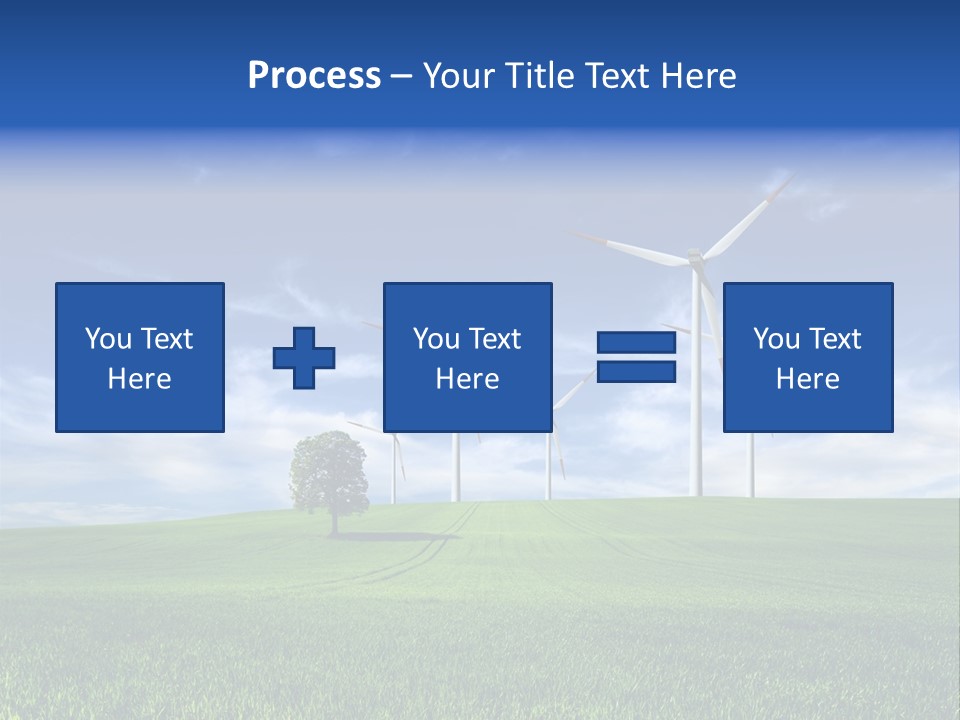 Propeller Electricity Electric PowerPoint Template