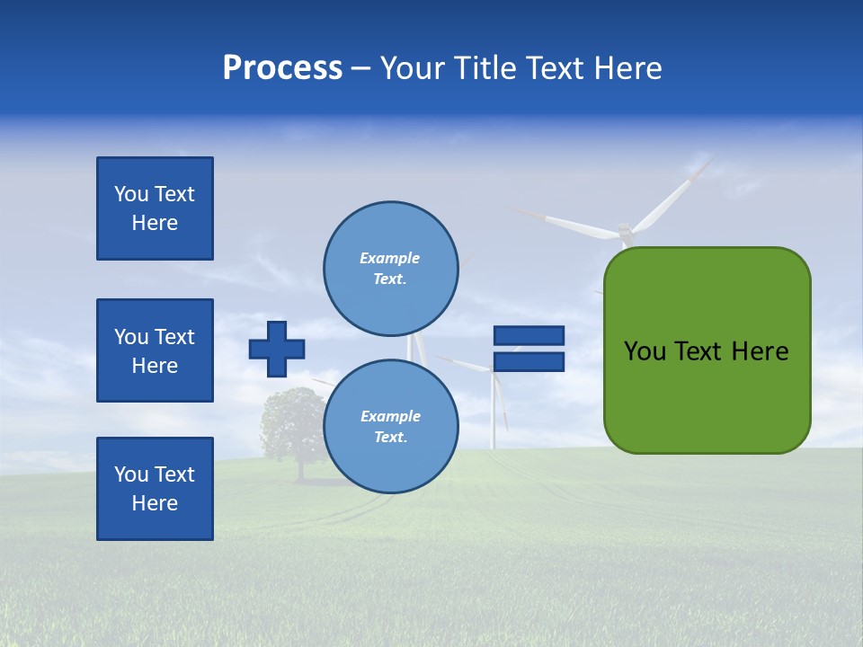 Propeller Electricity Electric PowerPoint Template