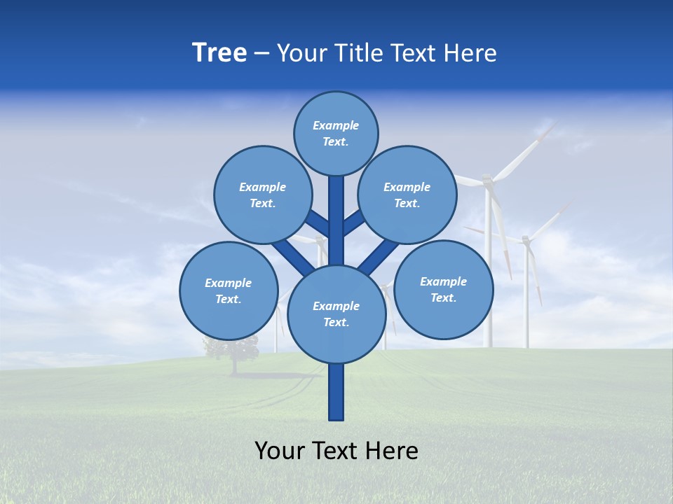 Propeller Electricity Electric PowerPoint Template