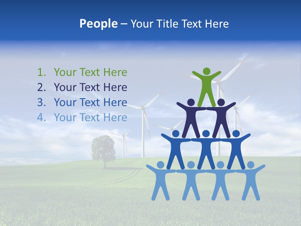 Propeller Electricity Electric PowerPoint Template