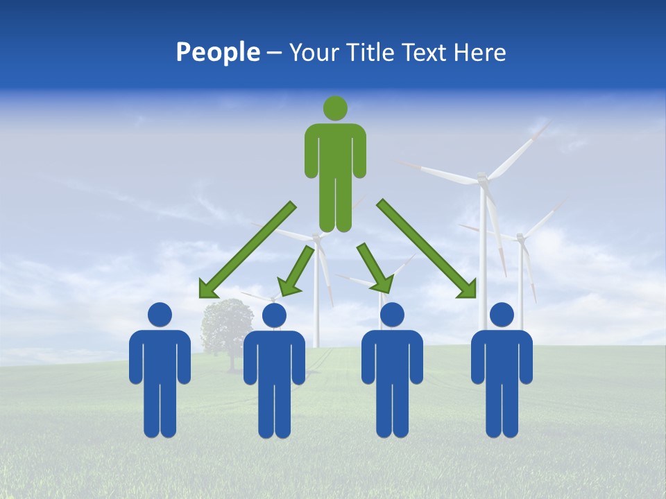 Propeller Electricity Electric PowerPoint Template