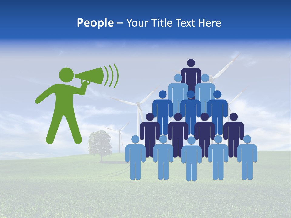 Propeller Electricity Electric PowerPoint Template