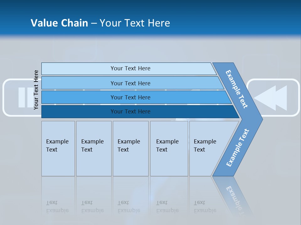 Touchscreen Symbol Tech PowerPoint Template