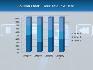 Touchscreen Symbol Tech PowerPoint Template