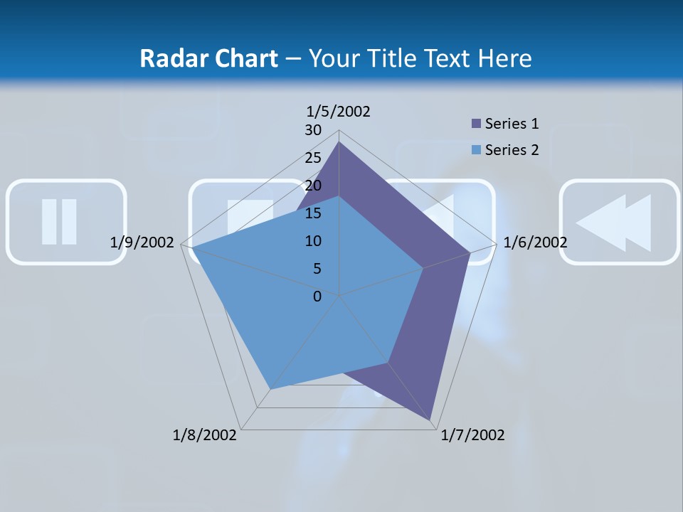 Touchscreen Symbol Tech PowerPoint Template