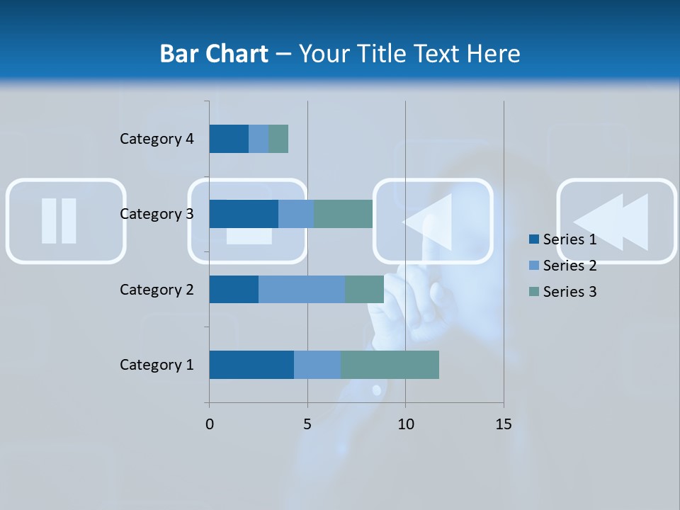 Touchscreen Symbol Tech PowerPoint Template