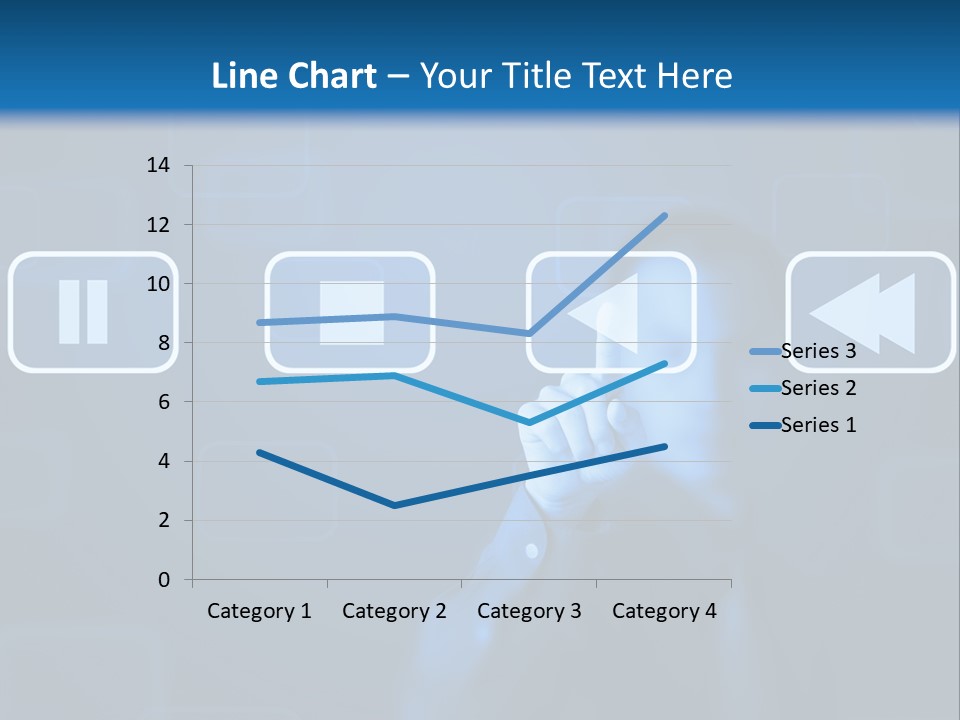 Touchscreen Symbol Tech PowerPoint Template