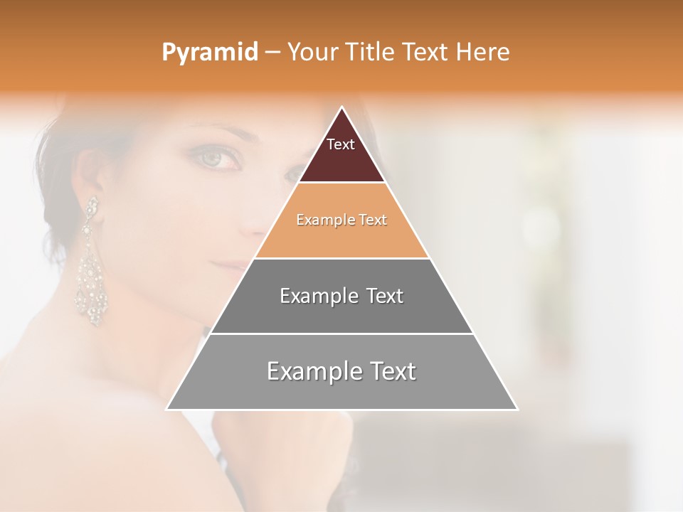 Glamour Female Hair PowerPoint Template