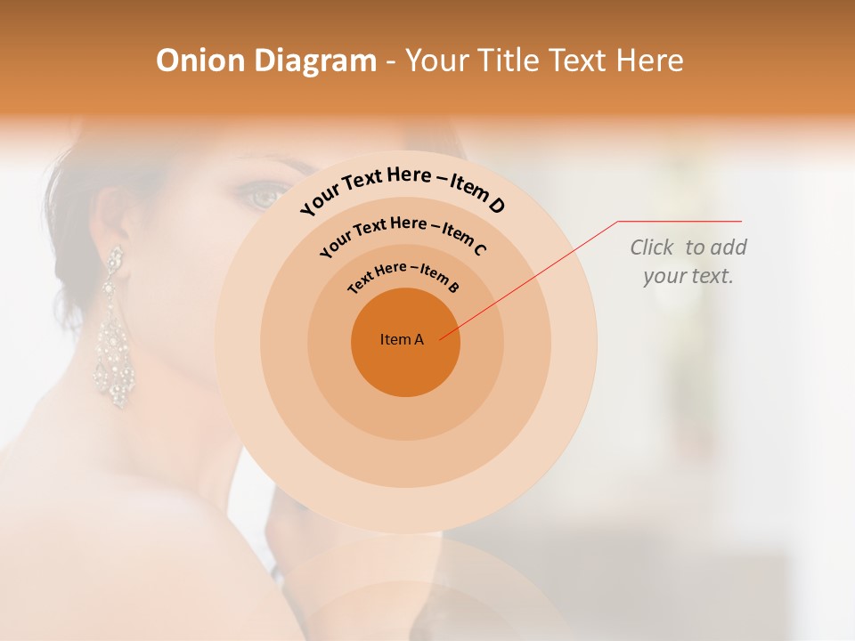 Glamour Female Hair PowerPoint Template