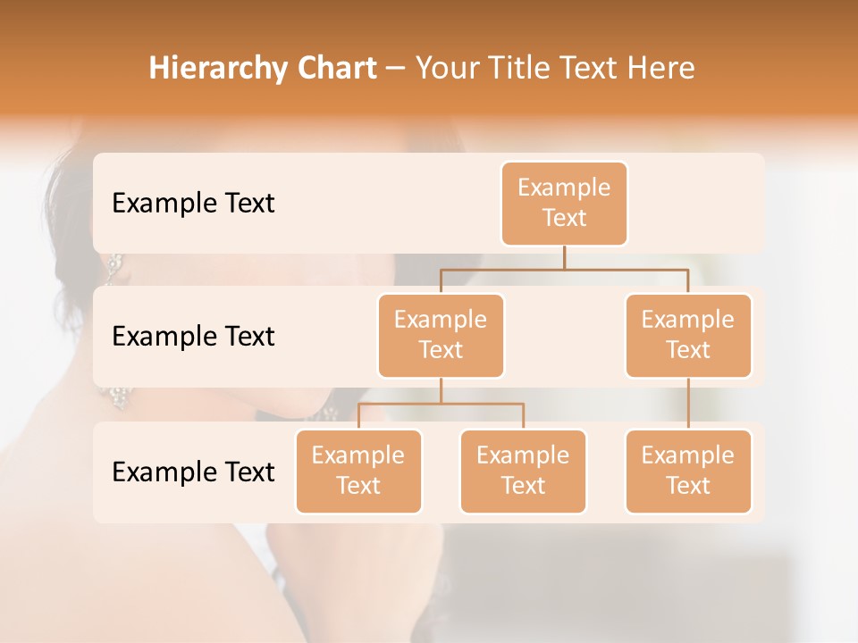 Glamour Female Hair PowerPoint Template