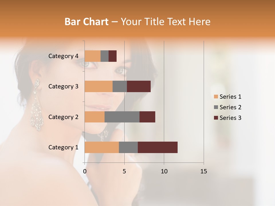 Glamour Female Hair PowerPoint Template