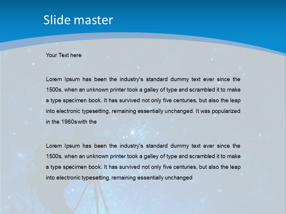Horizon Discovery Photograph PowerPoint Template
