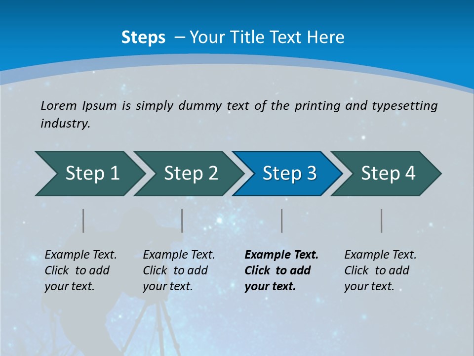 Horizon Discovery Photograph PowerPoint Template