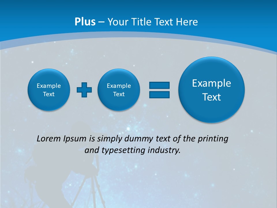 Horizon Discovery Photograph PowerPoint Template