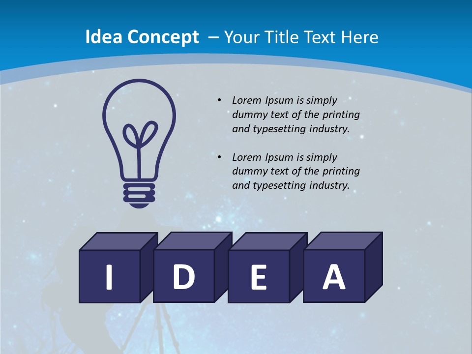 Horizon Discovery Photograph PowerPoint Template