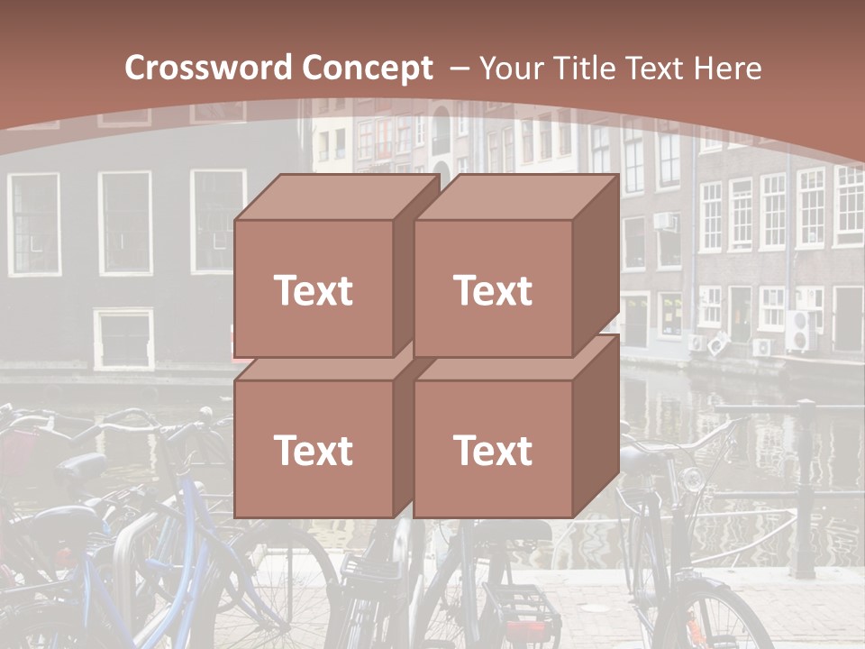 Center Cycle Beautiful PowerPoint Template