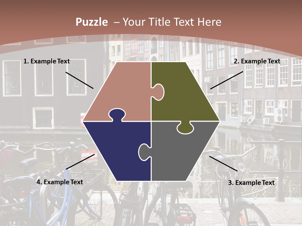 Center Cycle Beautiful PowerPoint Template
