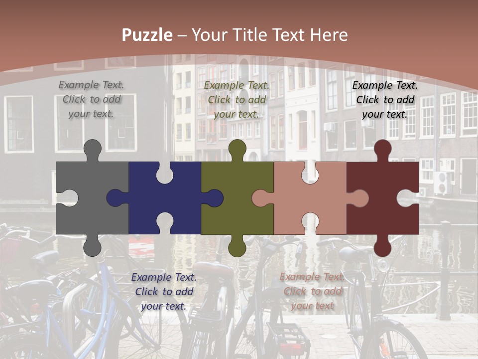 Center Cycle Beautiful PowerPoint Template