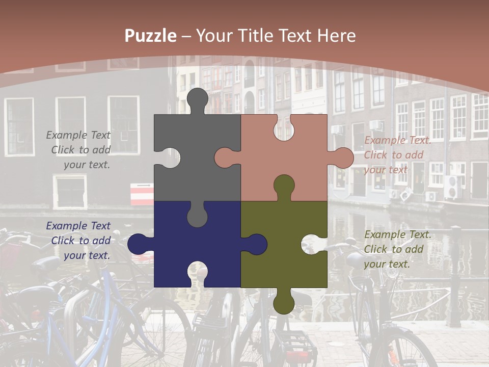 Center Cycle Beautiful PowerPoint Template