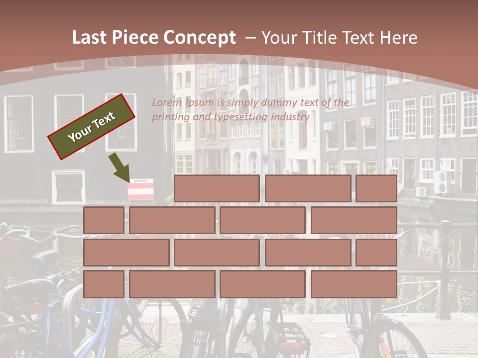 Center Cycle Beautiful PowerPoint Template
