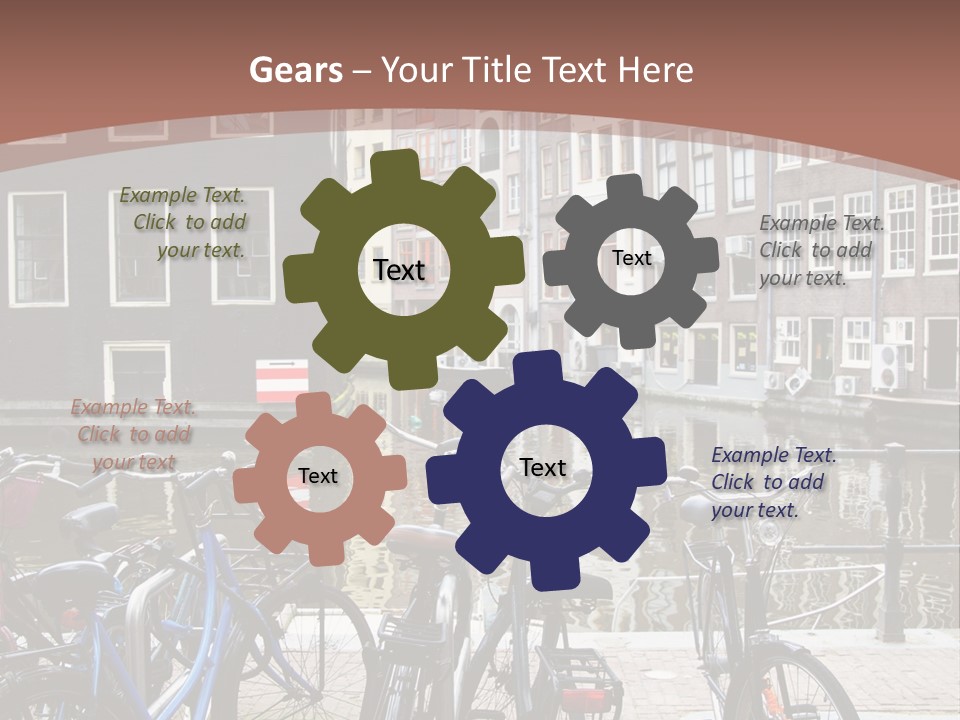 Center Cycle Beautiful PowerPoint Template