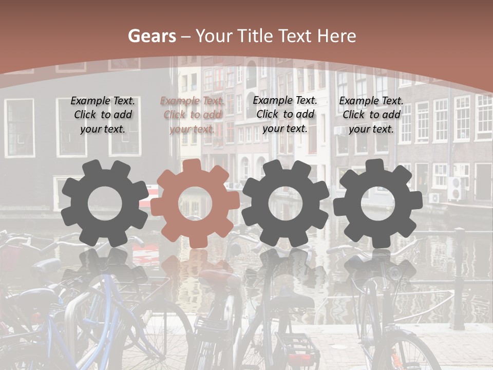 Center Cycle Beautiful PowerPoint Template