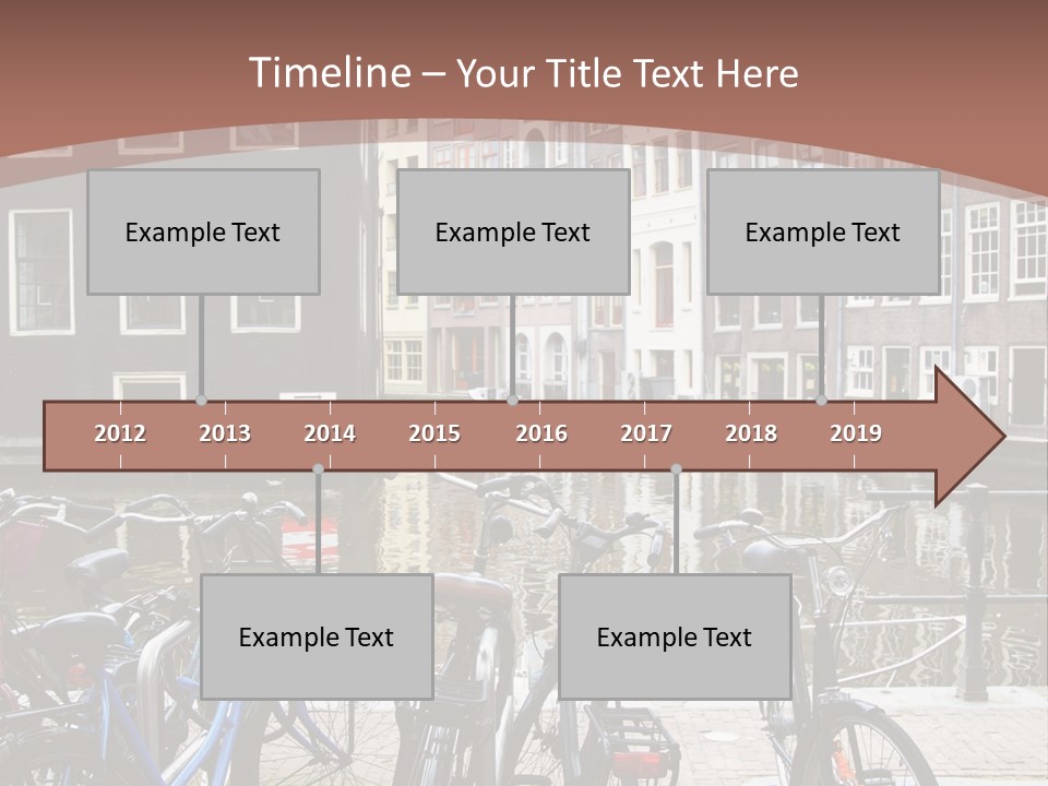 Center Cycle Beautiful PowerPoint Template