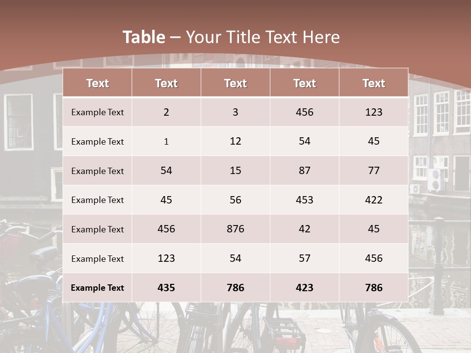 Center Cycle Beautiful PowerPoint Template