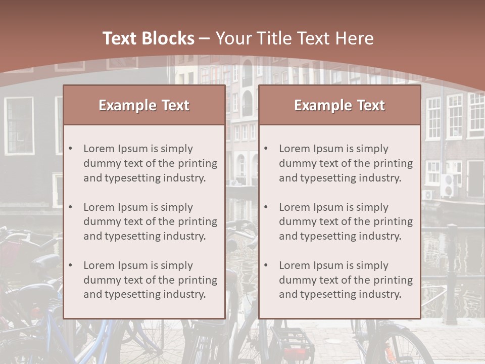 Center Cycle Beautiful PowerPoint Template