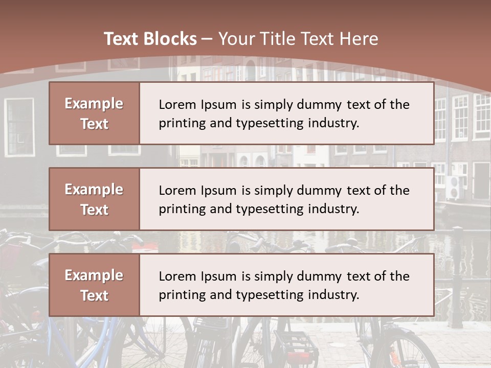 Center Cycle Beautiful PowerPoint Template
