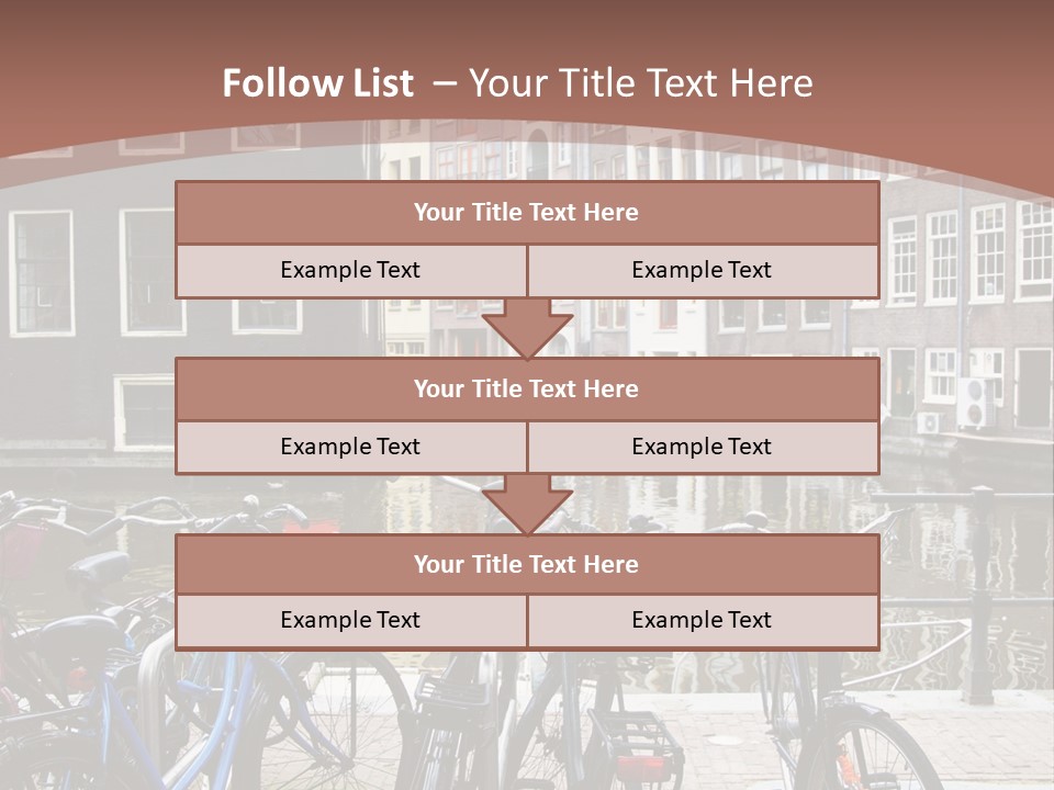 Center Cycle Beautiful PowerPoint Template