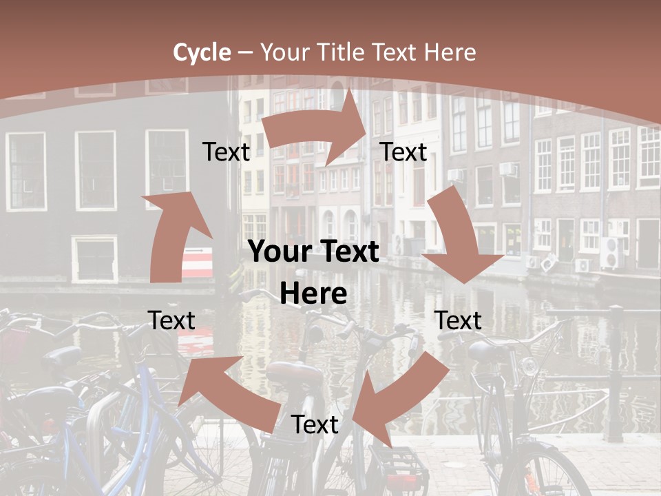 Center Cycle Beautiful PowerPoint Template
