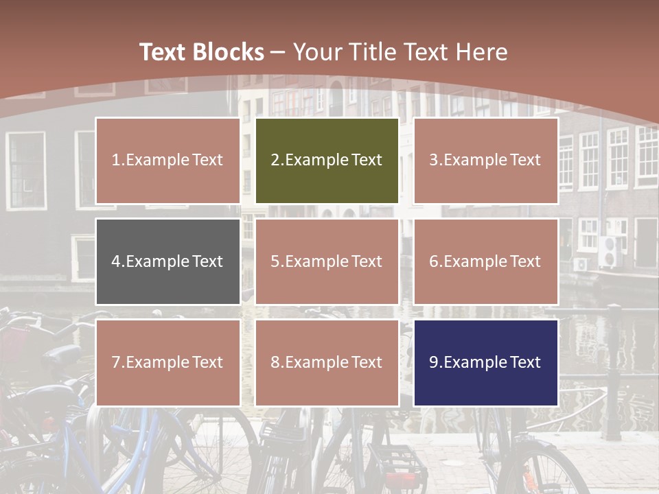 Center Cycle Beautiful PowerPoint Template