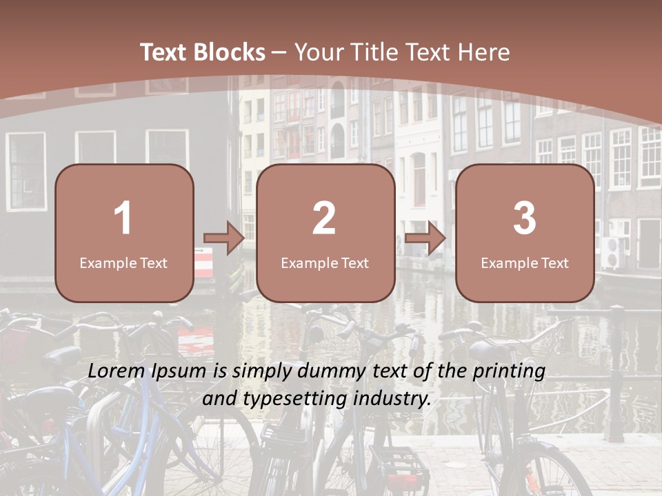Center Cycle Beautiful PowerPoint Template