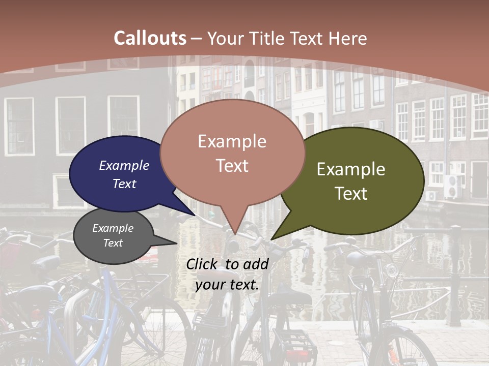 Center Cycle Beautiful PowerPoint Template