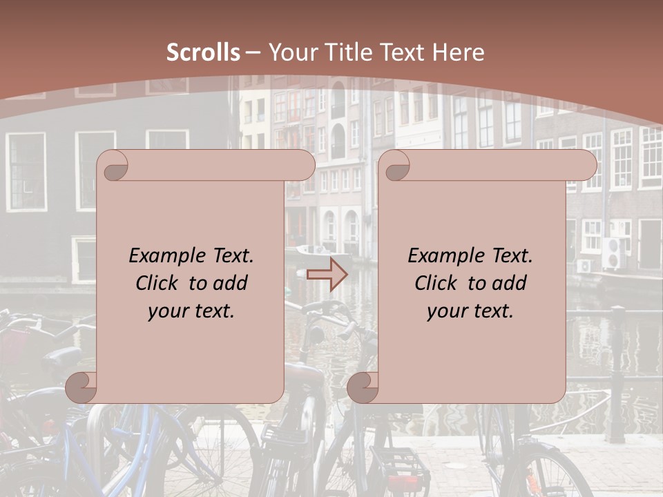 Center Cycle Beautiful PowerPoint Template