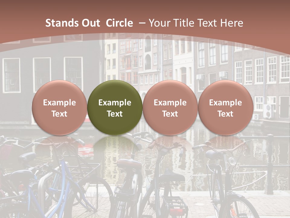 Center Cycle Beautiful PowerPoint Template