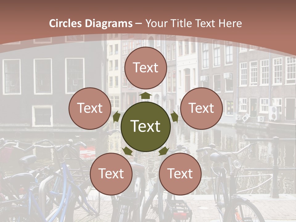 Center Cycle Beautiful PowerPoint Template