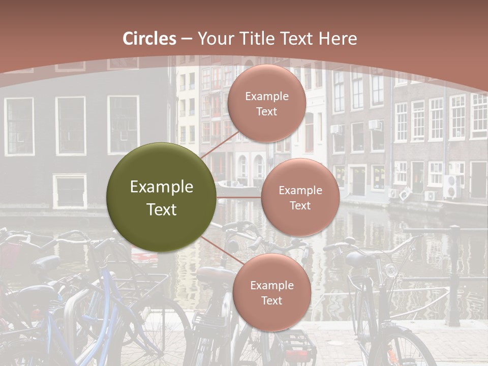 Center Cycle Beautiful PowerPoint Template