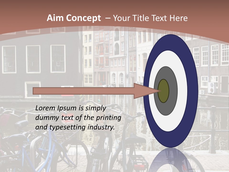 Center Cycle Beautiful PowerPoint Template