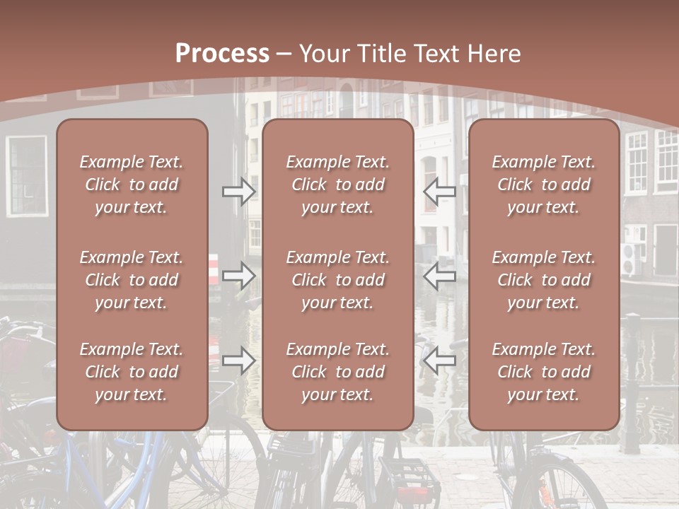 Center Cycle Beautiful PowerPoint Template