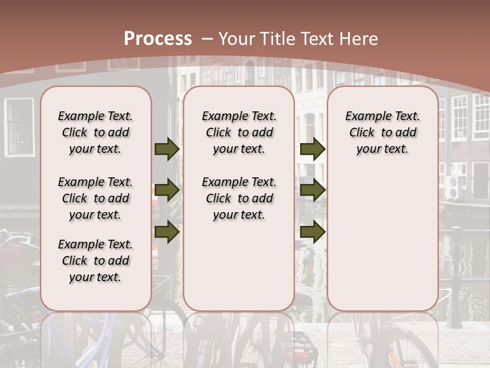 Center Cycle Beautiful PowerPoint Template