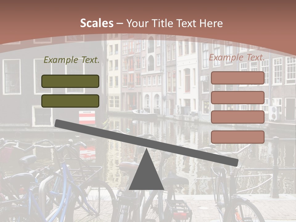 Center Cycle Beautiful PowerPoint Template