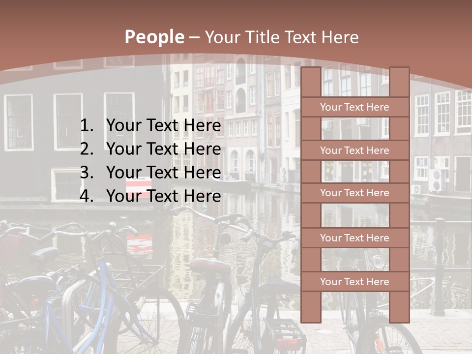 Center Cycle Beautiful PowerPoint Template