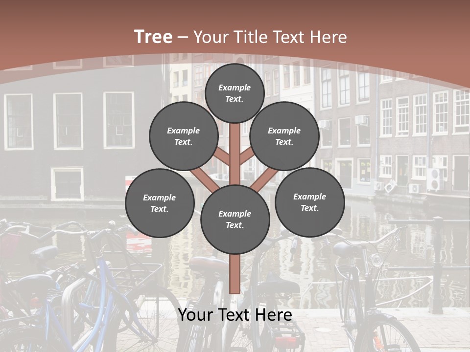 Center Cycle Beautiful PowerPoint Template