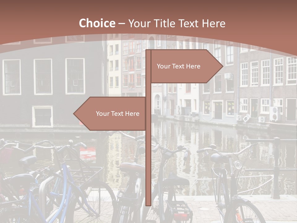Center Cycle Beautiful PowerPoint Template