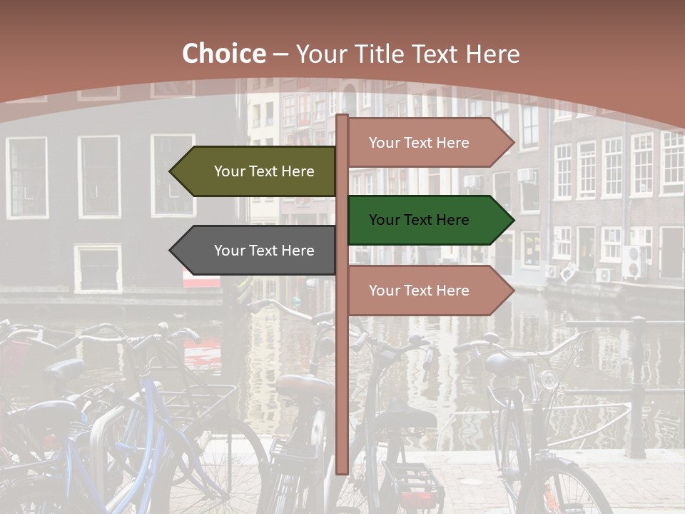 Center Cycle Beautiful PowerPoint Template