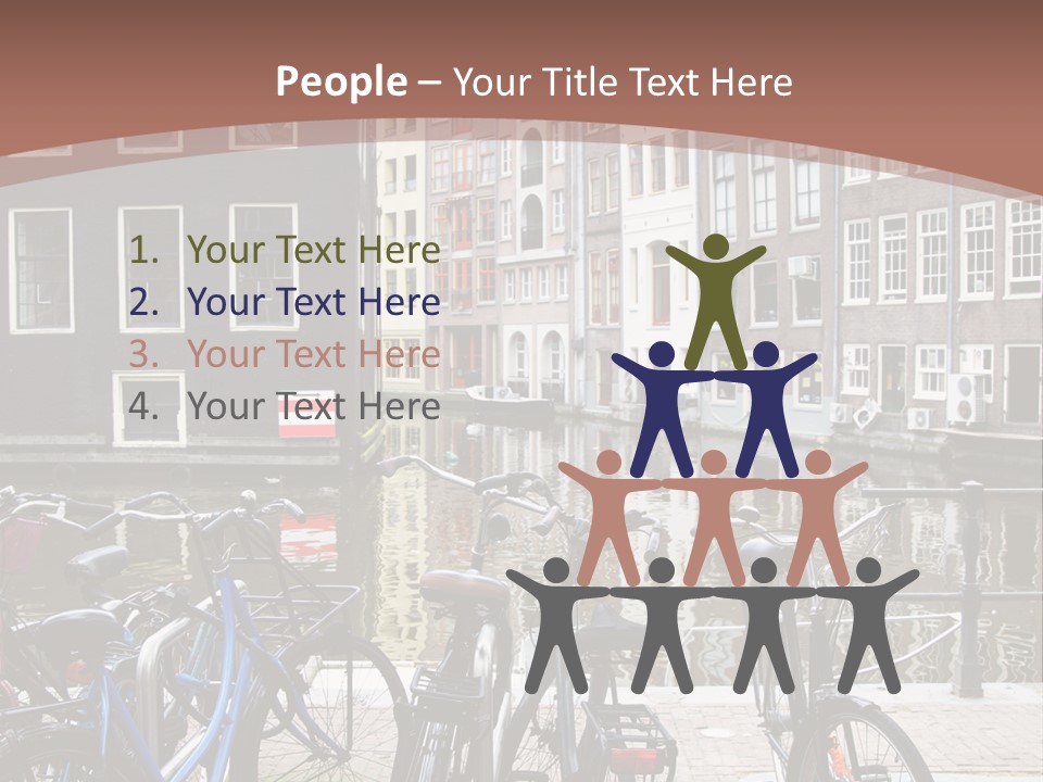 Center Cycle Beautiful PowerPoint Template