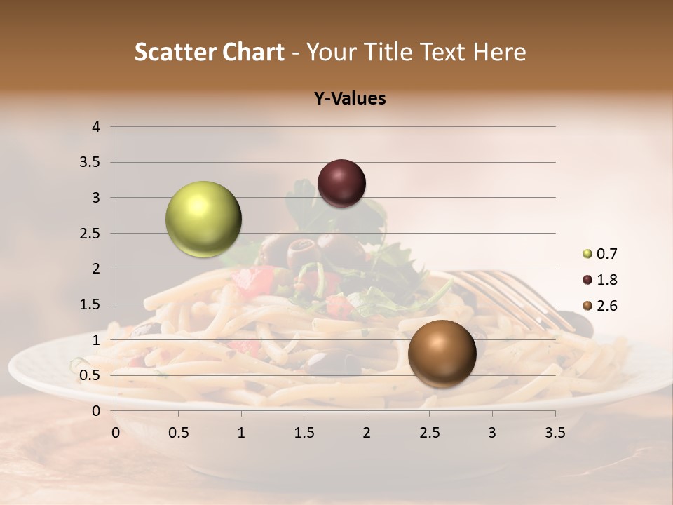 Food Table Wood Vegetarian PowerPoint Template