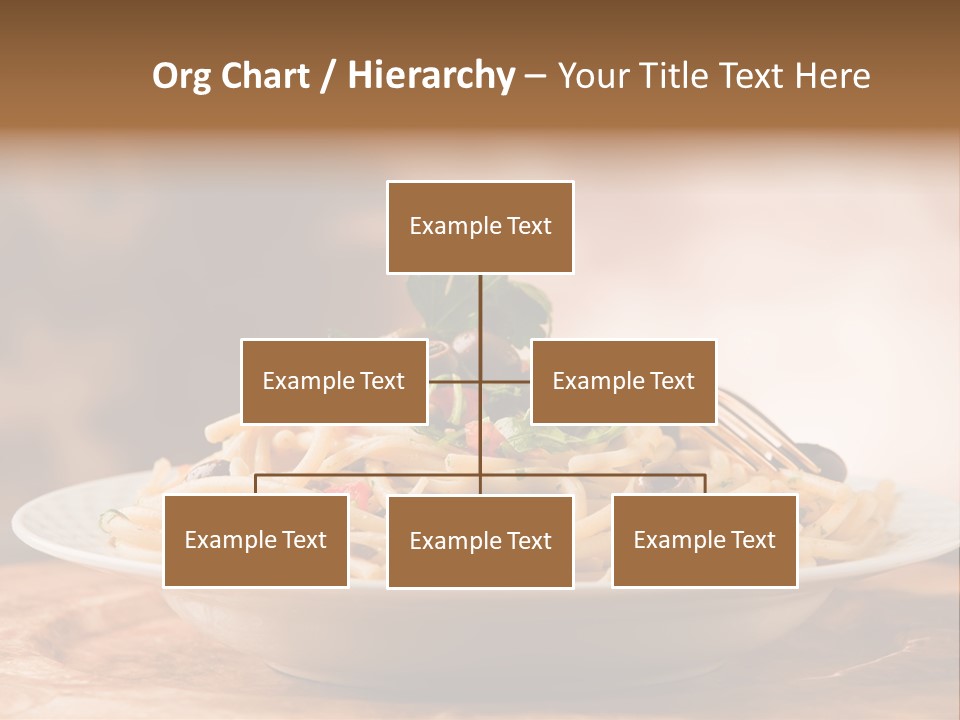 Food Table Wood Vegetarian PowerPoint Template